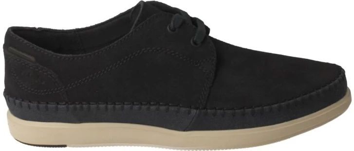 Clarks - Bratton - Nette Schoenen - Blauw - Suède en Textiel