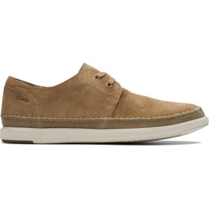 Clarks Heren Bratton Lo Boat Shoe, Sand Suede, 43 EU, zand suède., 43 EU