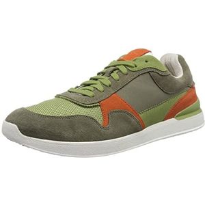 Clarks RaceLite Tor Sneakers voor heren, olijfgroen, 42,5 EU, Olive Combi, 42.5 EU