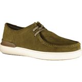 Sneaker Clarks Men CourtLite Wally Dark Olive Suede-Schoenmaat 42