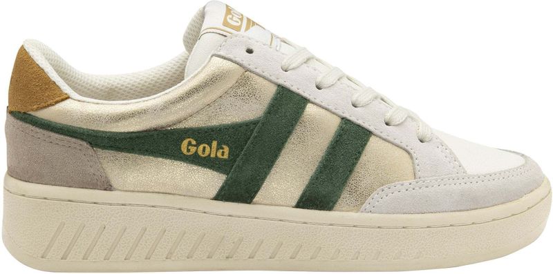 Gola - Superslam Blaze - Leren Sneakers - Goud/Groen