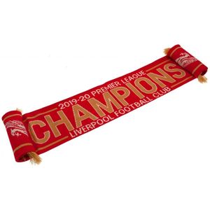 Liverpool FC Premier League-kampioen wintersjaal  (Rood/Goud)