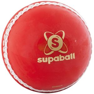 Readers Heren Supaball Indoor Cricket Bal  (Rood)