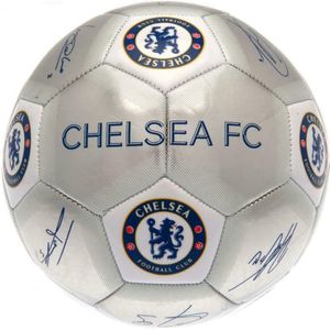 Chelsea FC Handtekening Voetbal (5) (Zilver)