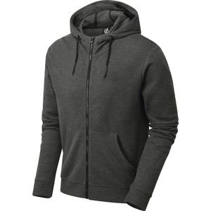 Durf 2B Mens Modulus Full Zip Hoodie (Houtskool Grijs)