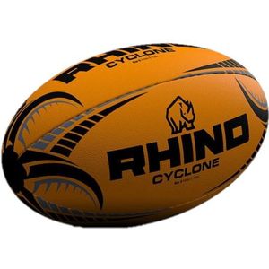 Rhino Cycloon Rugbybal (5) (Fluorescerend Oranje)