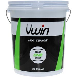Uwin Stage 1 Tennisballen (Set van 72)  (Groen)
