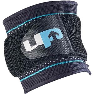 Ultimate Performance Geavanceerde ultieme compressie tenniselleboogbandage (L) (ZWART/BLAUW)