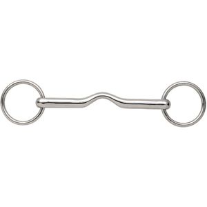 Shires Magic Horse Loose Ring Snaffle Bit (4,5 in) (Zilver)