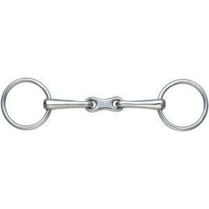 Shires Frans Koppelpaard Bradoon Bit (5,5 in) (Zilver)