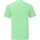 Fruit Of The Loom - Iconisch - T-shirt - Neo Mint - 100% Ringgesponnen Gekamde Katoen