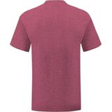 SOLS Heren gemengd T-Shirt met korte mouwen (Heide Bourgogne)