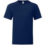 Fruit of the Loom Iconisch T-shirt voor heren (set van 5) (Marine)