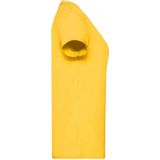 Fruit Of The Loom Girls Sofspun T-shirt met korte mouwen. (Zonnebloem)