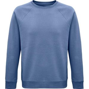 SOLS Unisex Adult Space Organic Raglan Sweatshirt (Blauw)