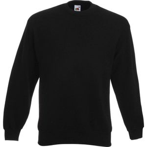 Fruit Of The Loom - BC365 - Sweatshirt - Zwart - 100% Katoen Belcoro®-garen