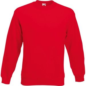 Fruit Of The Loom - Set-In Belcoro® Garens Sweatshirt - Rood
