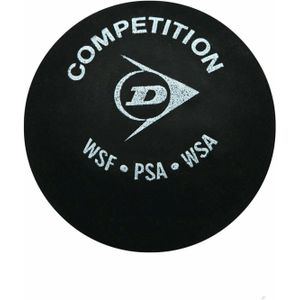 Dunlop Wedstrijd Squash Ballen (Verpakking van 3)  (Zwart)