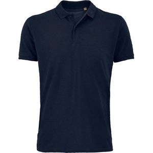 SOLS Heren Planet Pique Organisch Poloshirt (Franse marine)