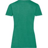 Fruit of the Loom - Lady-Fit Valueweight - T-shirt - Retro Heide Groen - Pak van 5