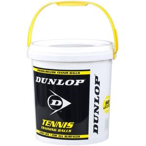 Dunlop Trainer Tennisballen (Set van 60)  (Geel)