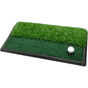 Precision Launch Pad 2 in 1 Golf Trainingsmat (60,96 cm x 30,48 cm) (Groen)