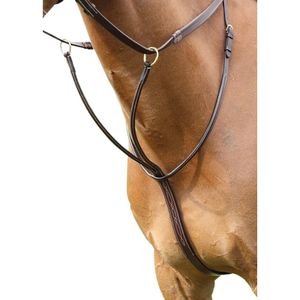 Salisbury Lederen paardloop martingaal (Pony) (Australische noot)