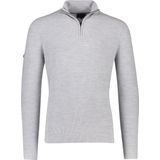 Superdry trui grijs opstaande hals