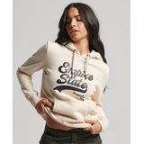 Superdry Dames Trui Sparkle hoodie met grafisch logo