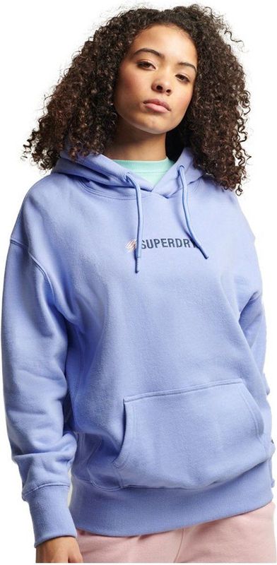 Superdry - Code Sl Applique - Hoodie - Jacaranda - 100% Katoen