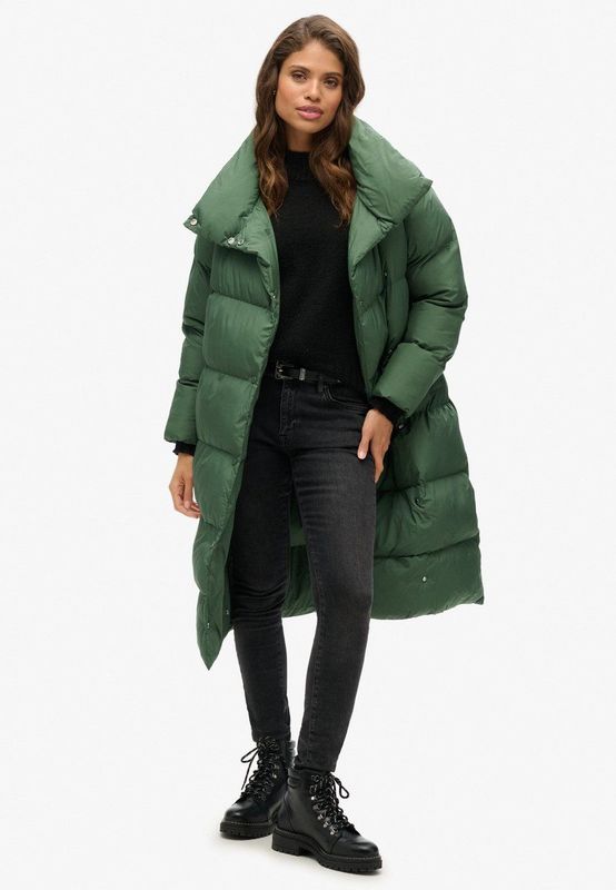 Superdry - Long Down Puffer Coat - Duvet Jas