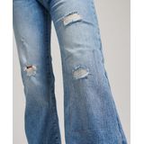 Superdry Vintage Mid Rise Slim Flare Spijkerbroek Blauw Vrouw