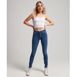 Superdry Dames Vintage skinny jeans van biologisch katoen met middelhoge taille