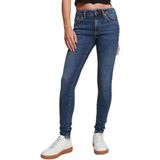 Superdry Dames Vintage skinny jeans van biologisch katoen met middelhoge taille