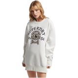 Superdry - Pride In Craft Crew Neck Dress - A-lijn Jurk - Geborsteld - Geborduurd