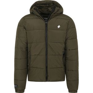 Superdry Maat XXL Code SL Hooded Longline Puffer Heren Jas