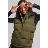 Superdry - Everest Vest - Puffer Gilet - Groen - Gerecycled Materiaal