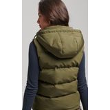 Superdry - Everest Vest - Puffer Gilet - Groen - Gerecycled Materiaal