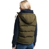 Superdry - Everest Vest - Puffer Gilet - Groen - Gerecycled Materiaal