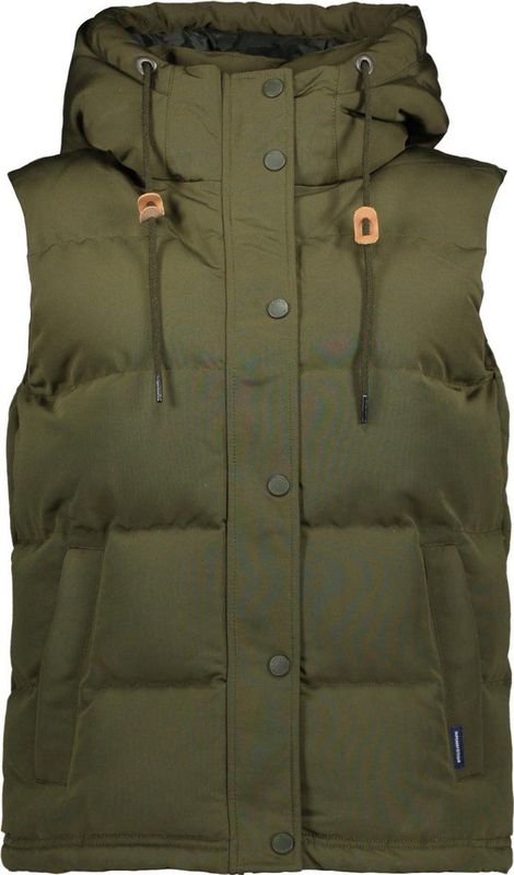 Superdry - Everest Vest - Puffer Gilet - Groen - Gerecycled Materiaal