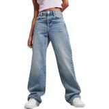 Damesjeans in biologisch katoen met wijde pijpen Superdry