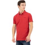 Superdry Classic Pique Korte Mouw Poloshirt Rood S Man