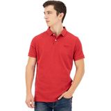 Superdry Classic Pique Korte Mouw Poloshirt Rood S Man