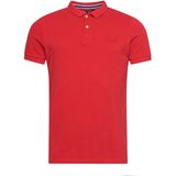 Superdry Classic Pique Korte Mouw Poloshirt Rood S Man