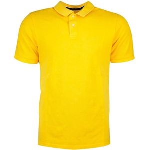 Superdry Vint Destroy Korte Mouw Poloshirt Geel S Man