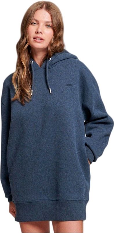 Sweaterjurk - Geborduurd Logo - Biologisch Katoen - Oversized Pasvorm