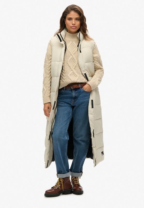 Superdry - Gilet - Groen - Duurzaam Ripstop - Relaxte Pasvorm