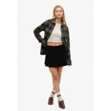 Superdry - Vintage Cord - Plooirok - Bruin - Katoen 79% Polyester 19% Elastaan 2%