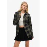 Superdry - Vintage Cord - Plooirok - Bruin - Katoen 79% Polyester 19% Elastaan 2%