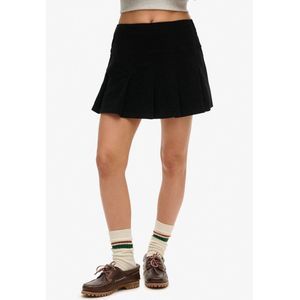 Superdry - Vintage Cord - Plooirok - Bruin - Katoen 79% Polyester 19% Elastaan 2%